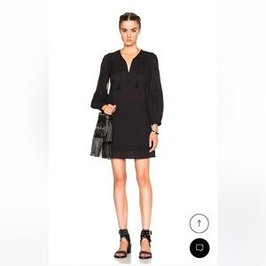 NWT Ulla Johnson Flores Embroidered Dress Long Sleeve Cotton